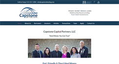 Desktop Screenshot of capstonelending.com